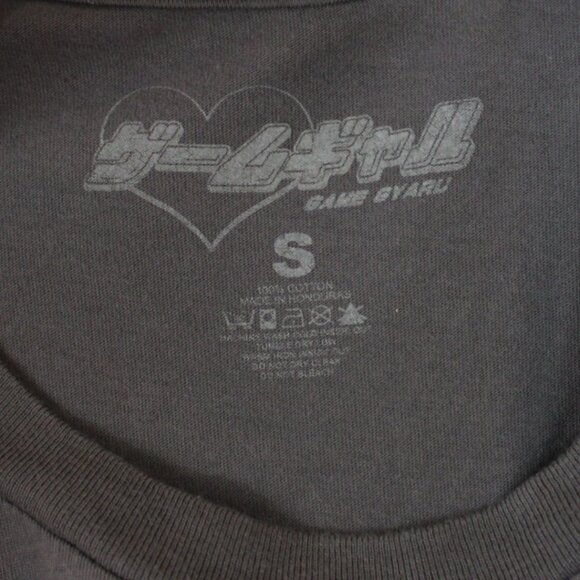Game Grumps Gyaru Star Cheer T-Shirt Grey Size Small Crew Neck Unisex CA332 - Picture 5 of 5
